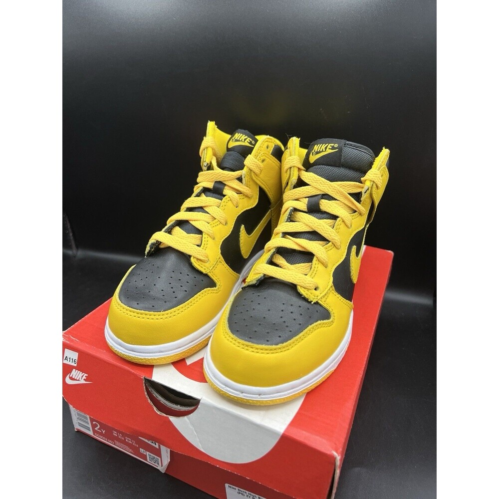 Nike Dunk High 'Iowa' (DC9053-002) (PS) Size 2Y /3.5 Women’s